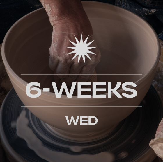 Wednesday Mornings - Beginner 1 Wheel Throwing - Six-Weeks 7/8 - 8/12 ...